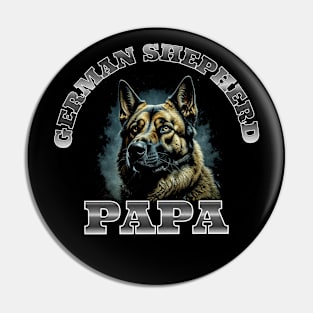 German Shepherd Papa Pin