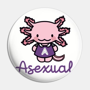 asexual axolotl Pin