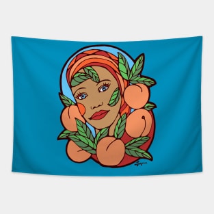 Apricot Maiden Tapestry