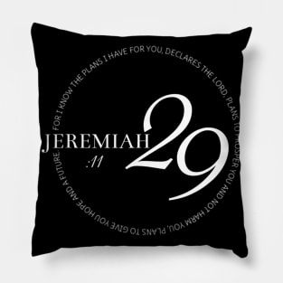 Scripture Jeremiah2911 Hope and Future Chrisitan Pillow