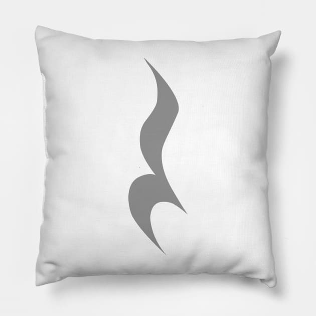 Music Quarter Rest Symbol Pillow by Historia