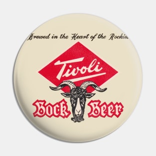 Tivoli Bock Beer Beer Retro Defunct Breweriana Pin