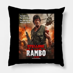 Rambo-retro-artwork Pillow