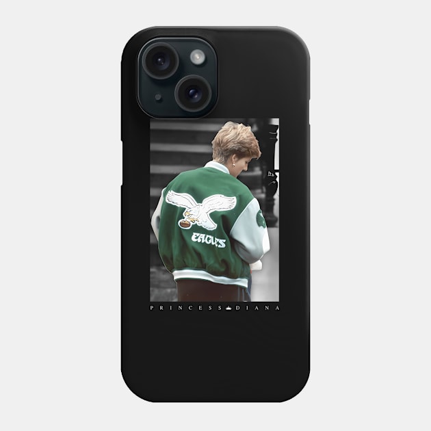 Princess Diana Eagles Phone Case by caravalo