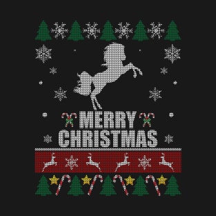 Christmas Horse Equestrian T-Shirt