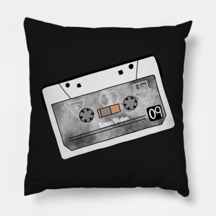 Sweater Weather Cassette Tape Pillow