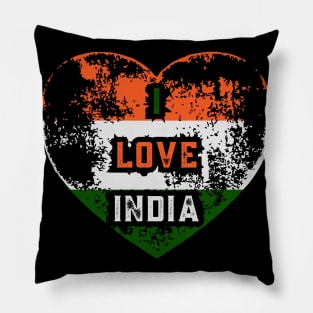 I Love India - India All Together Pillow