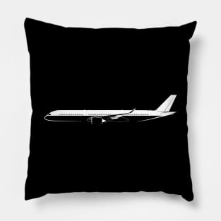 A350-1000 Silhouette Pillow