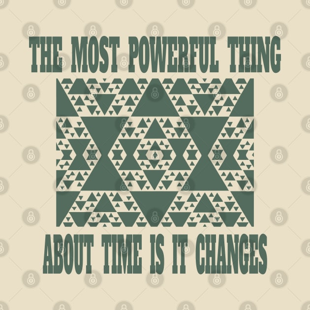 "The Most Powerful Thing About Time is it Changes" by YayYolly
