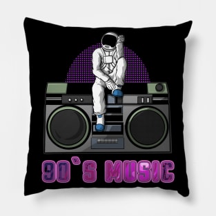 90's Music Astronaut Gettoblaster Pillow