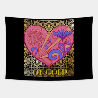 Heart of Gold Tapestry
