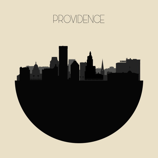 Providence Skyline by inspirowl