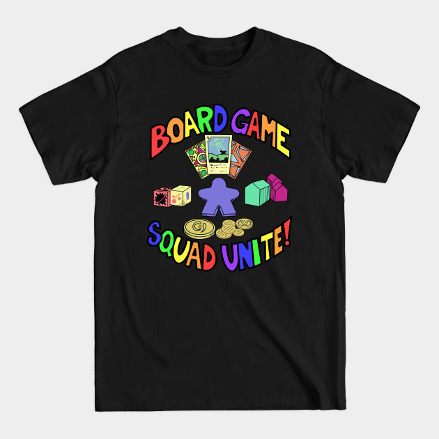 Discover Board Game Squad Unite - Board Games - T-Shirt