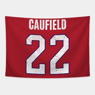 Caufield Jersey Number 22 Tapestry