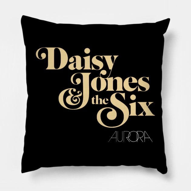 Daisy Jones and the 6 Pillow by Penny Lane Designs Co.