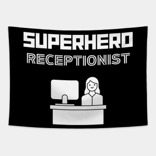 Superhero Receptionist Tapestry