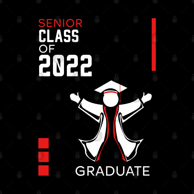 Proud graduation class of 2022 red by HCreatives