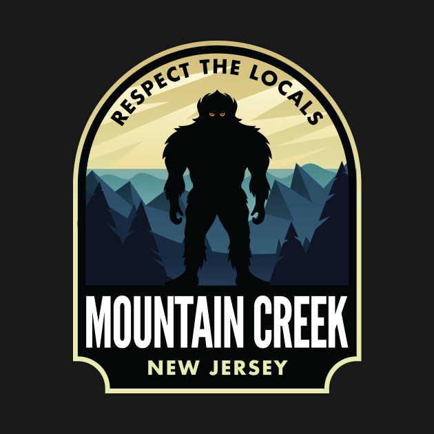 Mountain Creek New Jersey Bigfoot Sasquatch by HalpinDesign