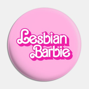 Lesbian Barbie Logo Barbie The Movie Style Pin