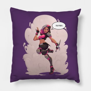 Paula Moonrider: urban ninja Pillow