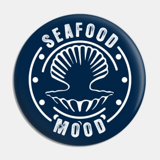 Seafood Mood logo Pin