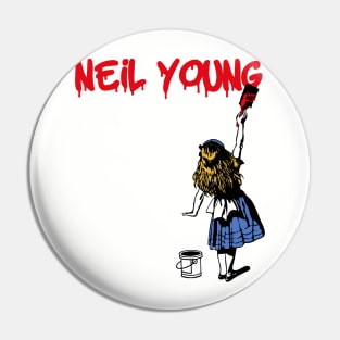 neil young red paint Pin