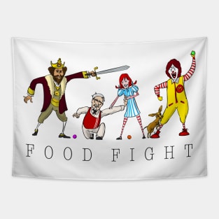 Food Fight Tapestry