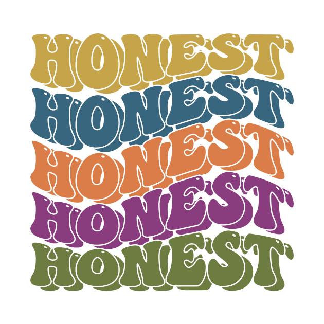 Honest retro typography design by emofix