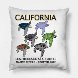 California - Leatherback Sea Turtle - Multi Pillow