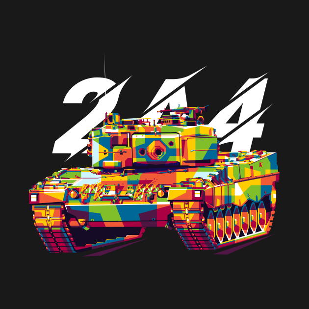 Leopard 2A4 MBT by wpaprint