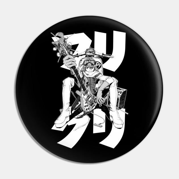 Haruko No Vespa Dark Flcl Pin Teepublic
