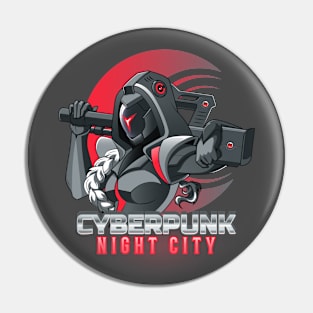 Cyber Punk Night City Assassin Pin