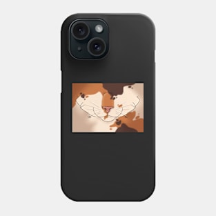 Calico Cat Face Phone Case