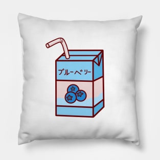 Blueberry Milk Box Pillow