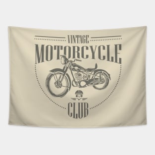 Vintage Motorcycle Club Tapestry