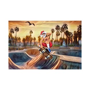 Santa skate park T-Shirt