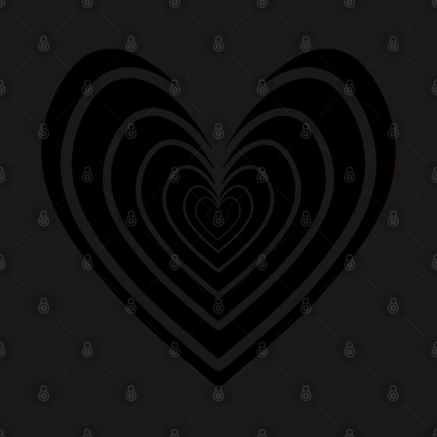 Rosy Heart (Black) by IgorAndMore