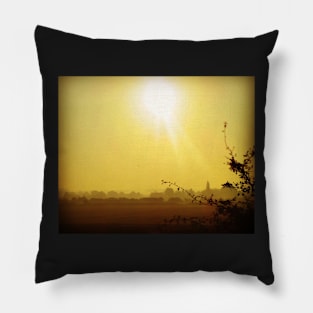 Mellow Autumn Sunrise Pillow