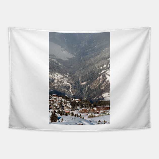 Courchevel 1850 3 Valleys French Alps France Tapestry by AndyEvansPhotos