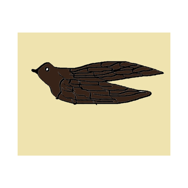 Aerodramus fuciphagus Bird TShirt TeePublic