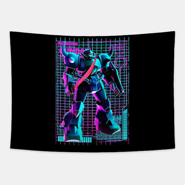 MS-07B Gouf Tapestry by gblackid