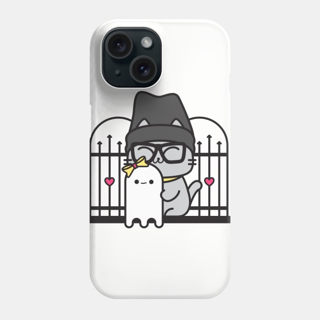 Ghost Adventure Cat Phone Case by plattercats