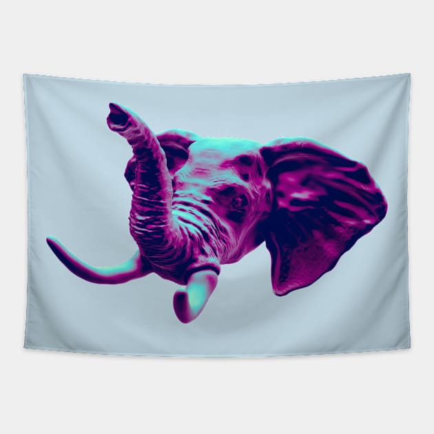 Colorful Elephant Tapestry by JonHale