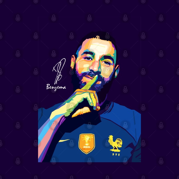 Benzema Wpap Art by Pure Touch