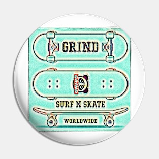 GRND Skateboards Pin