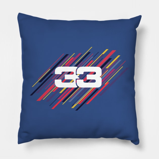 Max Verstappen Pillow by Make It Simple