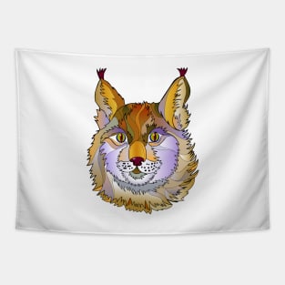 Lynx head Tapestry