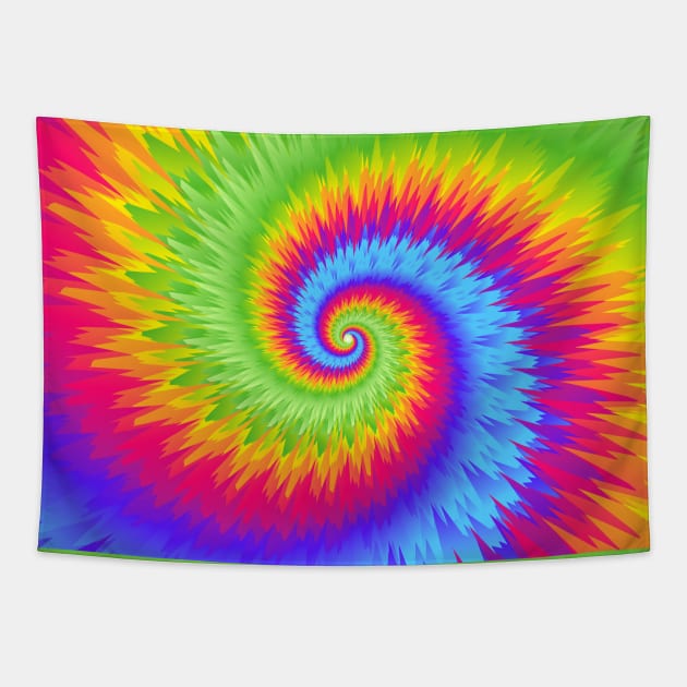  Rainbow Tie Dye Spiral Iridescent Dharma Dye Area Rugs