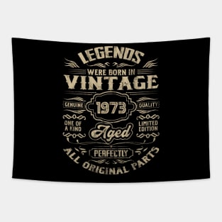 Legends Were Born In 1973 50th Birthday Retro Tapestry