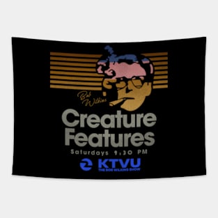 Creature Features W Bob Wilkins Tapestry